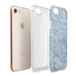 Faux Marble Grey 2 Apple iPhone 7 8 3D Tough Case Expanded View