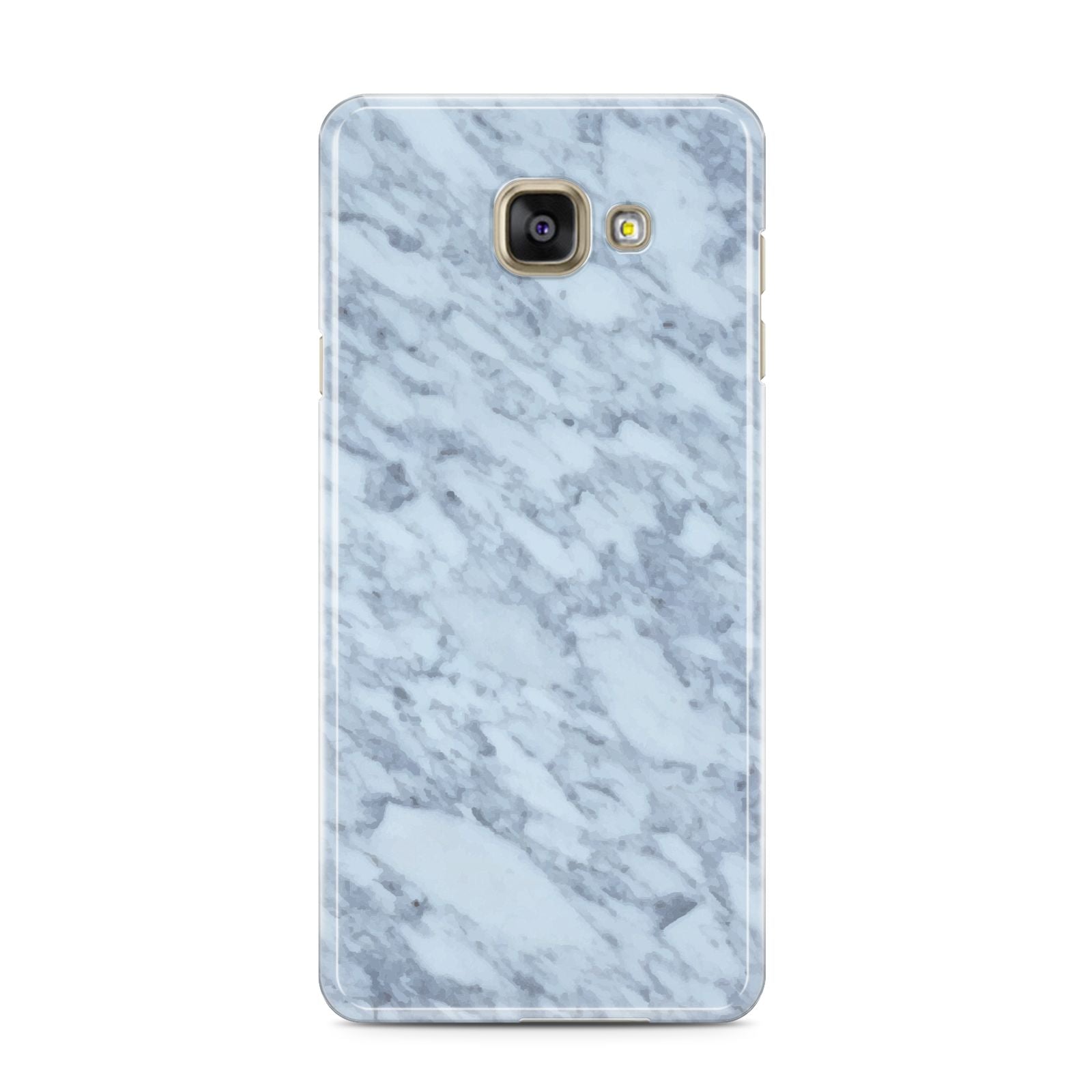 Faux Marble Grey 2 Samsung Galaxy A3 2016 Case on gold phone