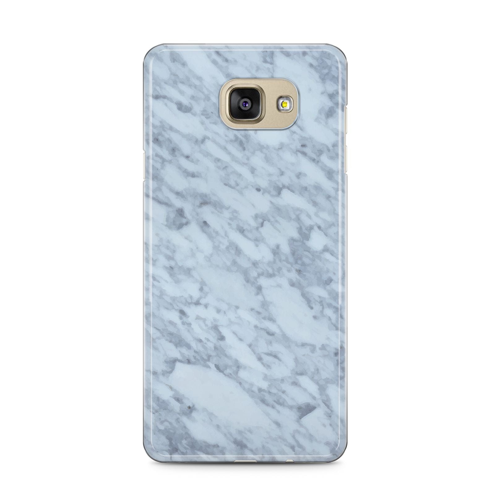 Faux Marble Grey 2 Samsung Galaxy A5 2016 Case on gold phone