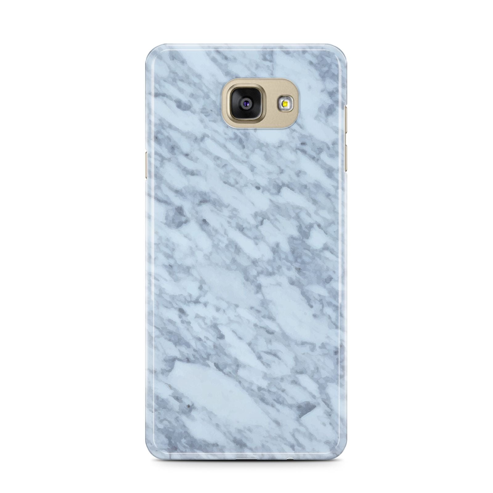 Faux Marble Grey 2 Samsung Galaxy A7 2016 Case on gold phone