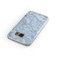 Faux Marble Grey 2 Samsung Galaxy Case Front Close Up