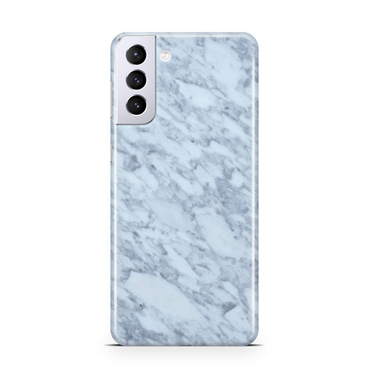Faux Marble Grey 2 Samsung S21 Plus Phone Case