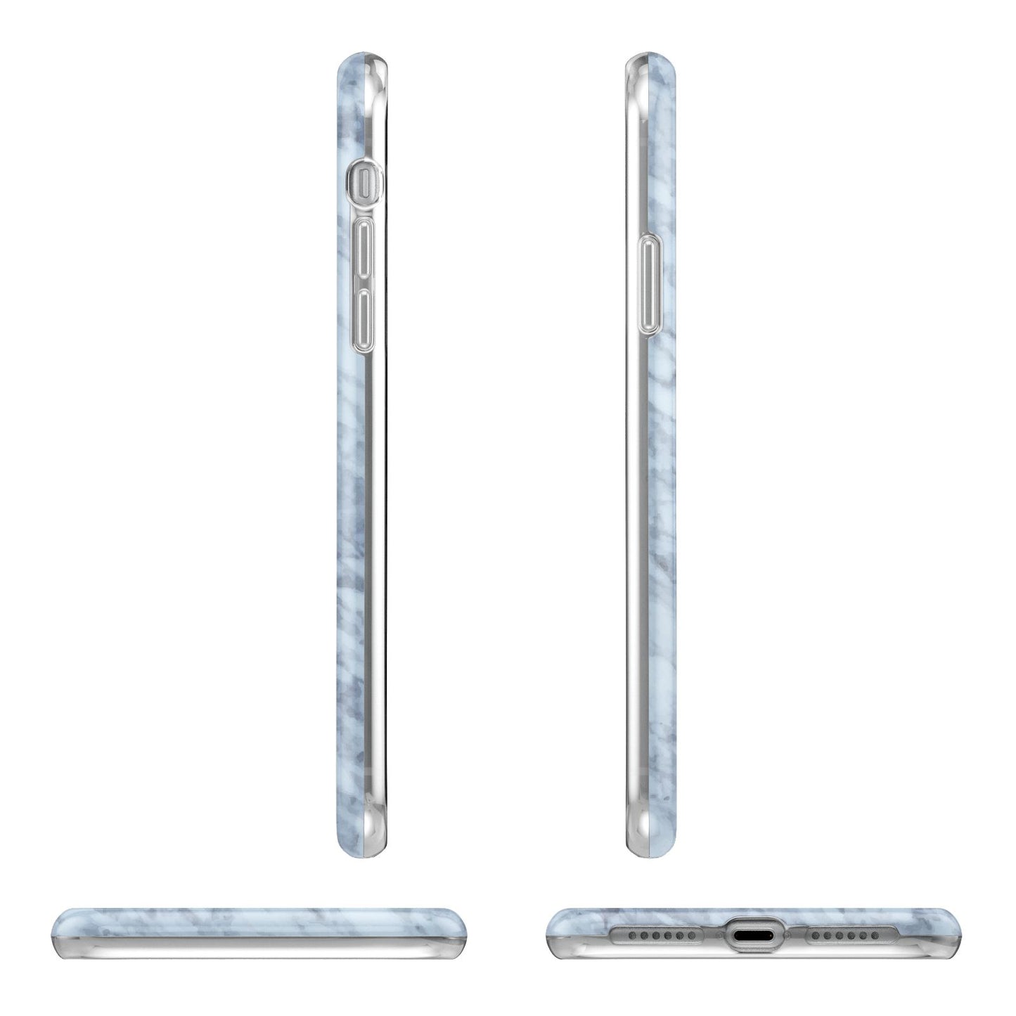 Faux Marble Grey 2 iPhone 11 Pro 3D Tough Case Angle Images