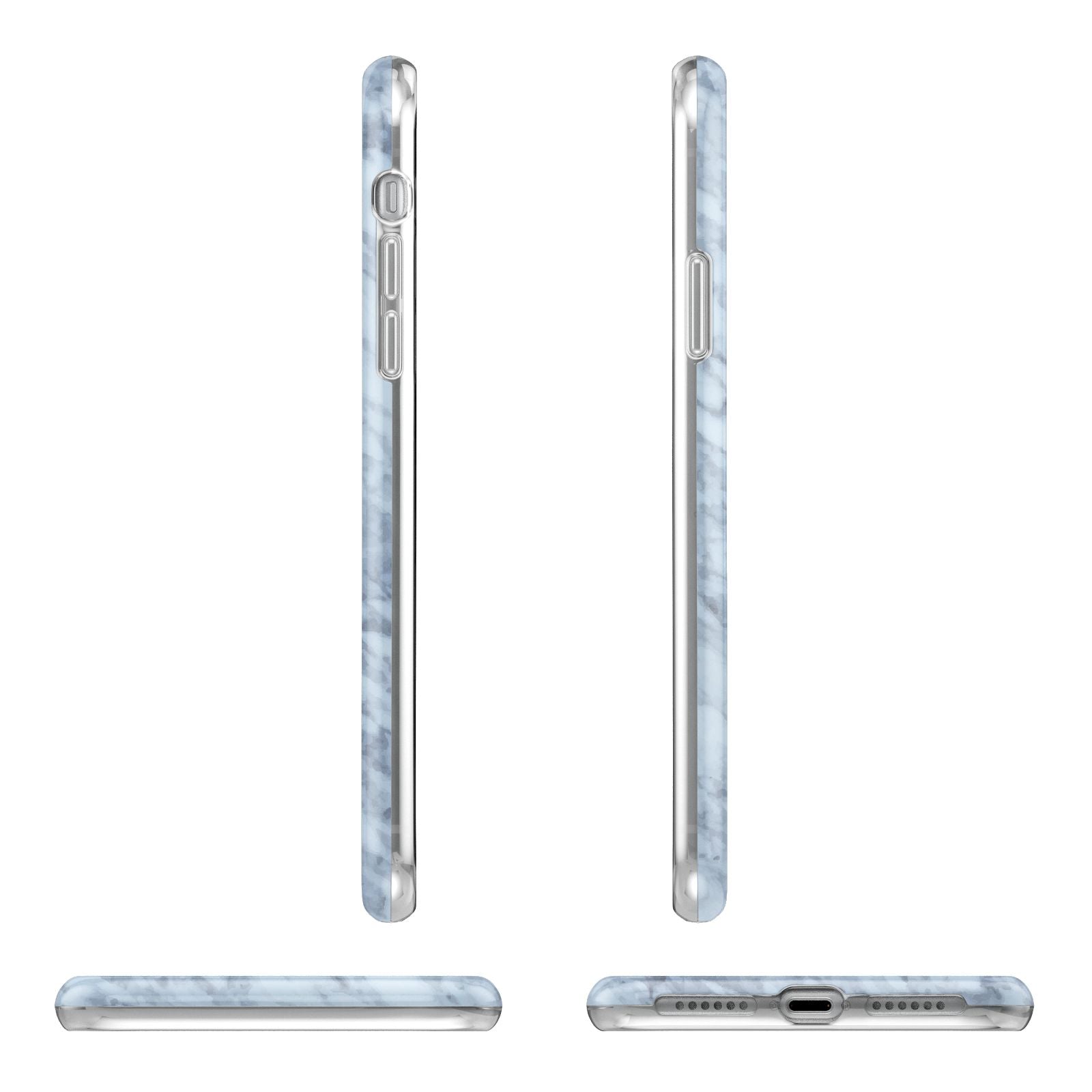 Faux Marble Grey 2 iPhone 11 Pro 3D Tough Case Angle Images