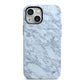Faux Marble Grey 2 iPhone 13 Mini Full Wrap 3D Tough Case