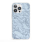 Faux Marble Grey 2 iPhone 13 Pro Clear Bumper Case