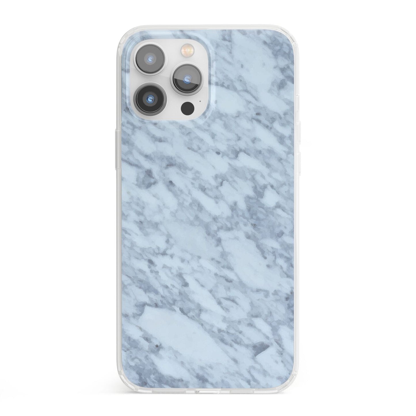 Faux Marble Grey 2 iPhone 13 Pro Max Clear Bumper Case