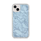 Faux Marble Grey 2 iPhone 14 Plus Glitter Tough Case Starlight