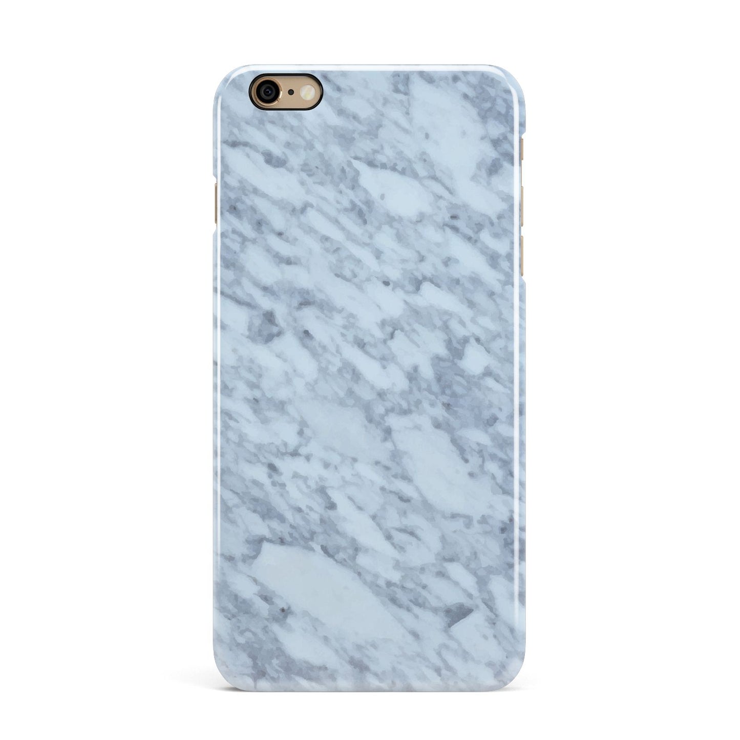 Faux Marble Grey 2 iPhone 6 Plus 3D Snap Case on Gold Phone