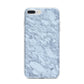 Faux Marble Grey 2 iPhone 7 Plus Bumper Case on Silver iPhone