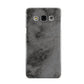 Faux Marble Grey Black Samsung Galaxy A3 Case