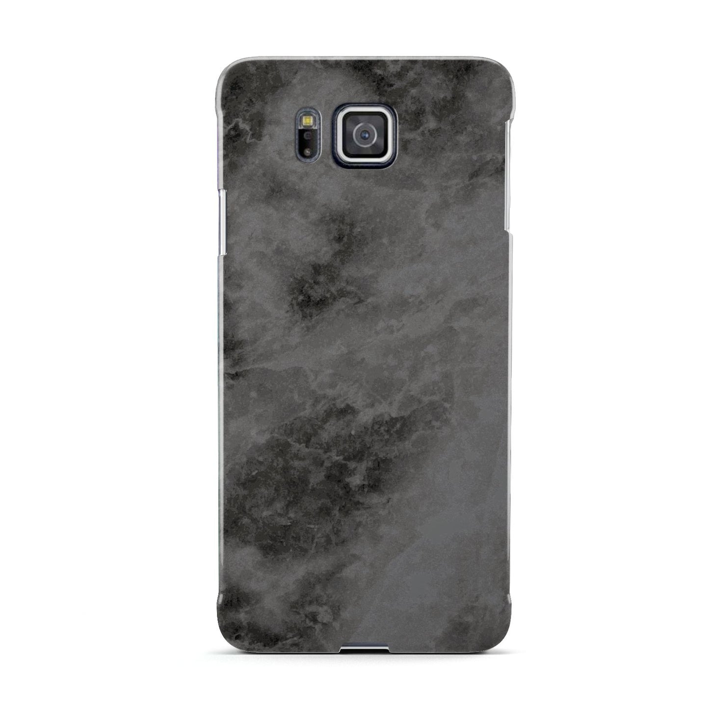 Faux Marble Grey Black Samsung Galaxy Alpha Case