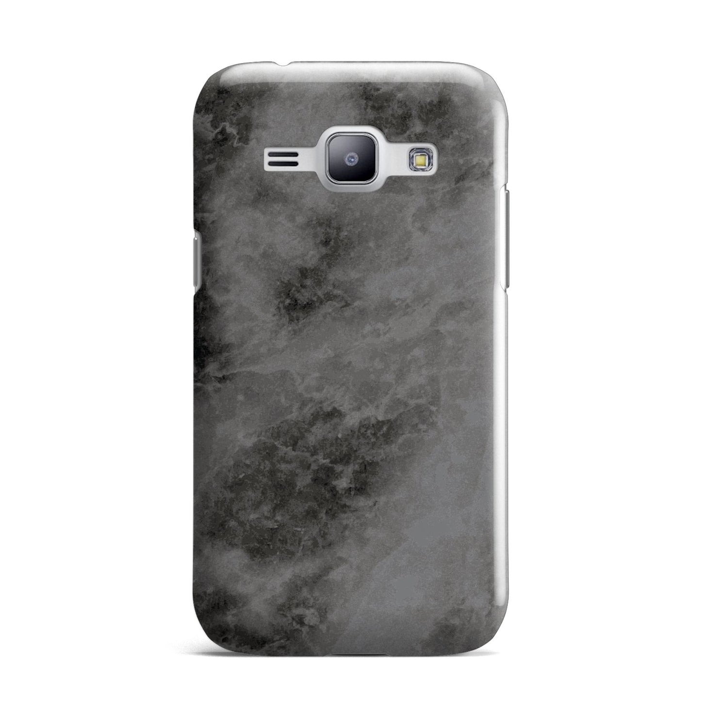 Faux Marble Grey Black Samsung Galaxy J1 2015 Case