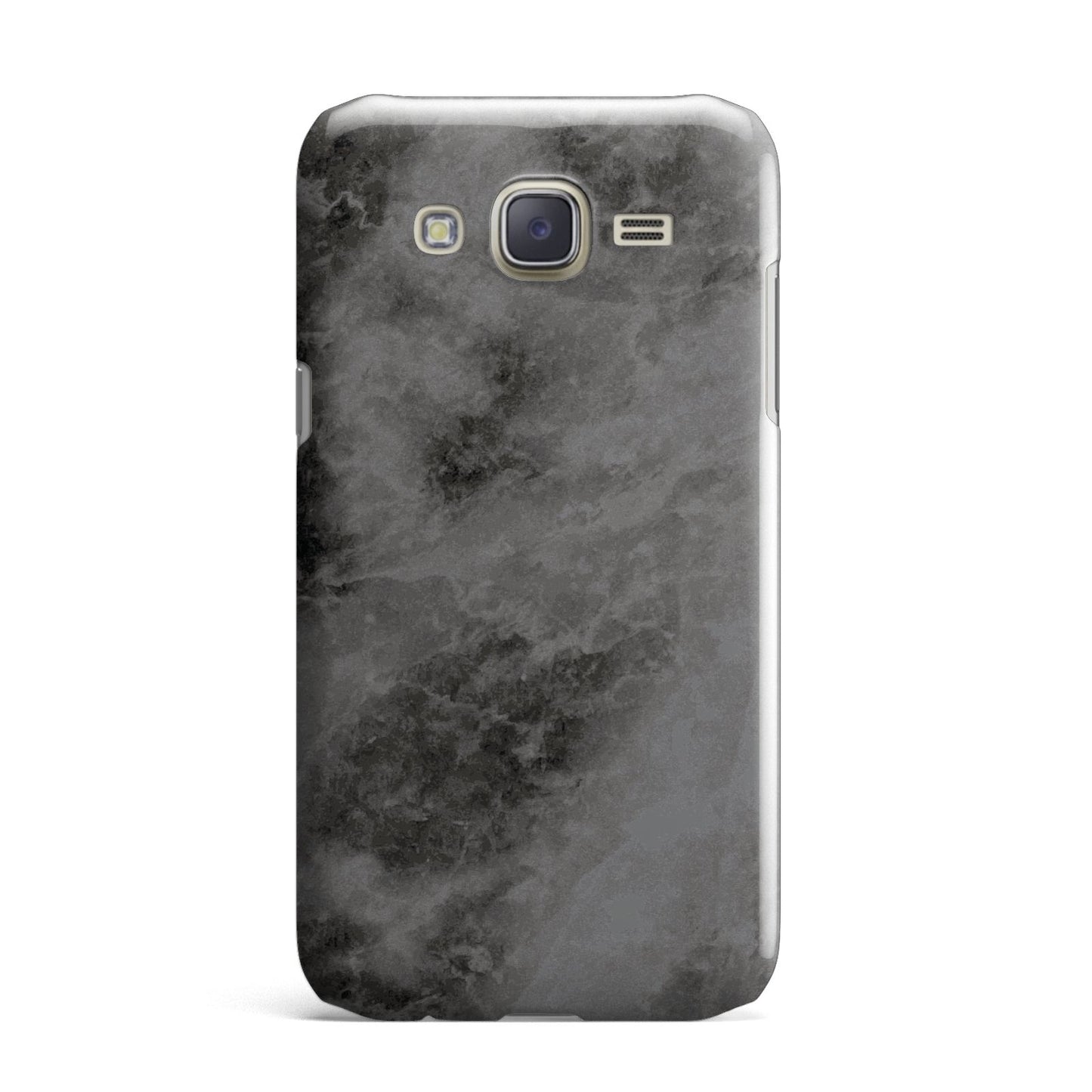 Faux Marble Grey Black Samsung Galaxy J7 Case