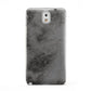 Faux Marble Grey Black Samsung Galaxy Note 3 Case
