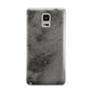 Faux Marble Grey Black Samsung Galaxy Note 4 Case