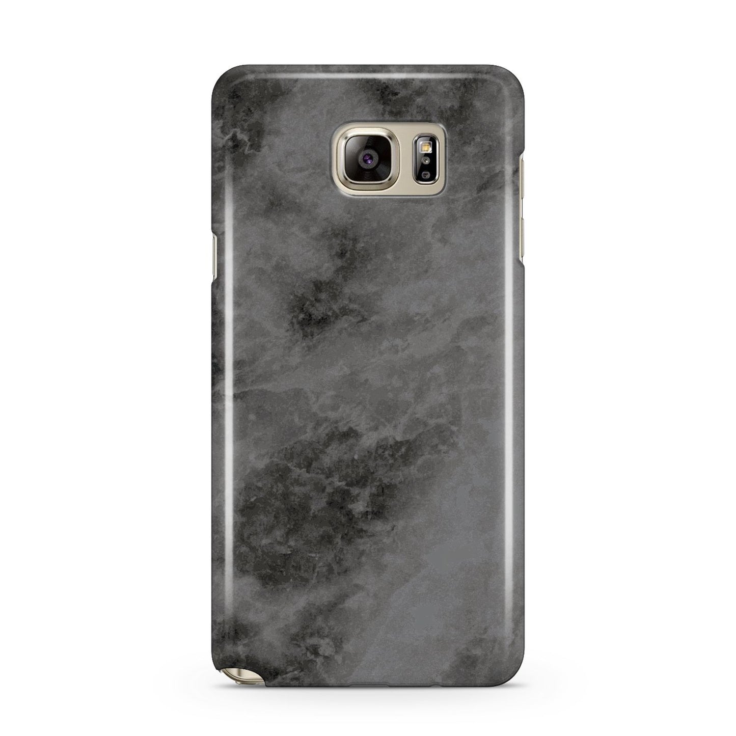 Faux Marble Grey Black Samsung Galaxy Note 5 Case