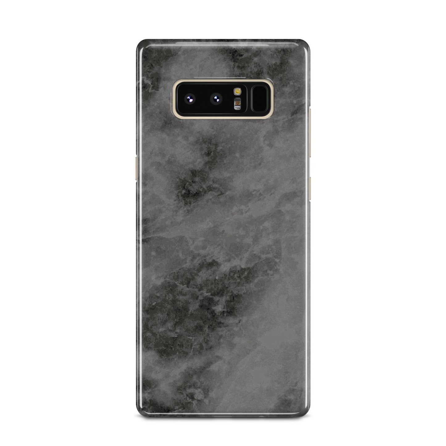 Faux Marble Grey Black Samsung Galaxy Note 8 Case