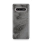 Faux Marble Grey Black Samsung Galaxy S10 Plus Case