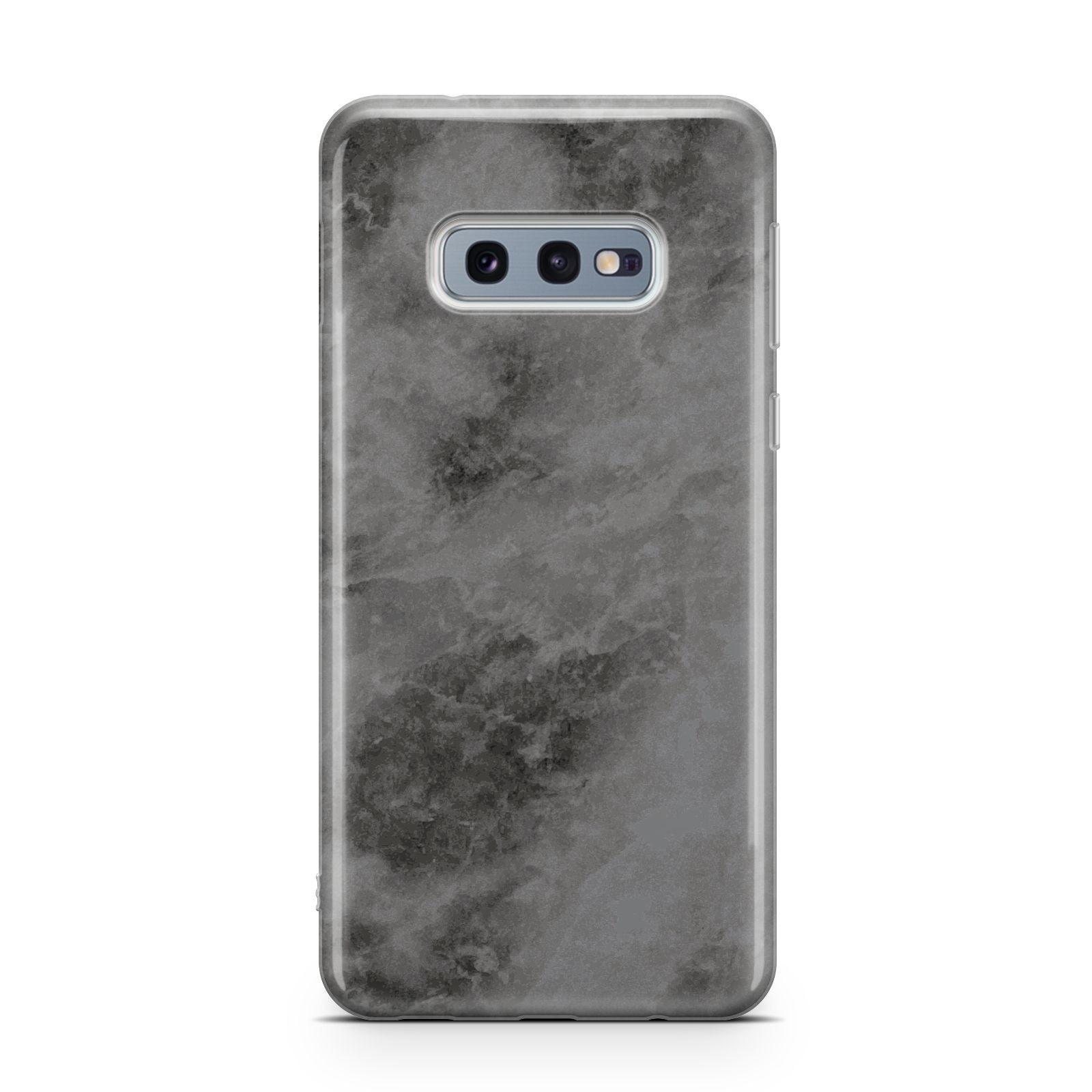 Faux Marble Grey Black Samsung Galaxy S10E Case