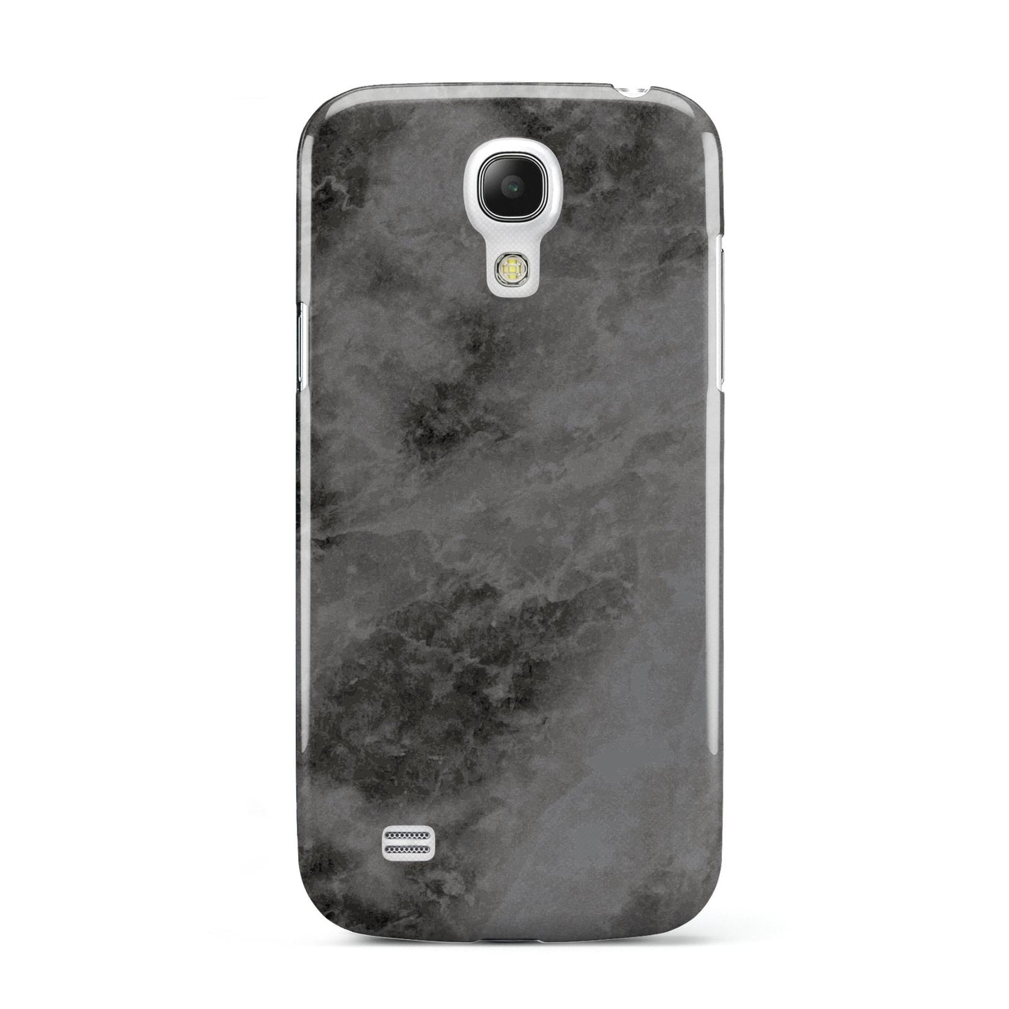 Faux Marble Grey Black Samsung Galaxy S4 Mini Case