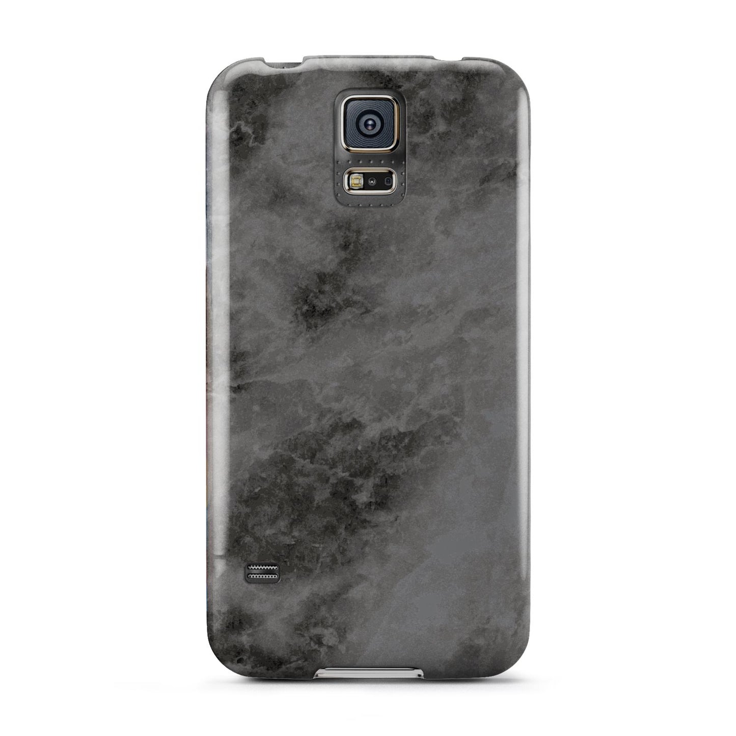 Faux Marble Grey Black Samsung Galaxy S5 Case