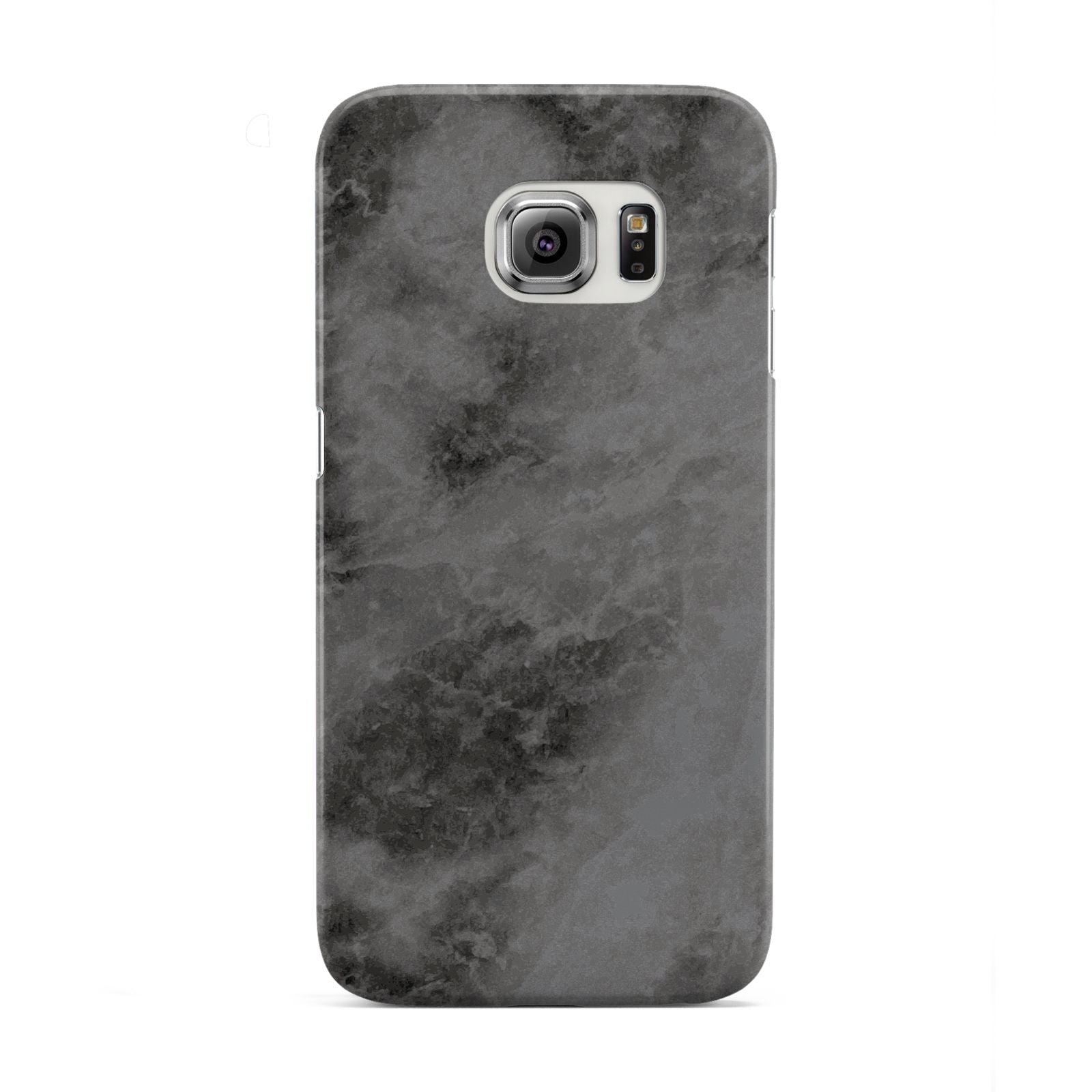 Faux Marble Grey Black Samsung Galaxy S6 Edge Case