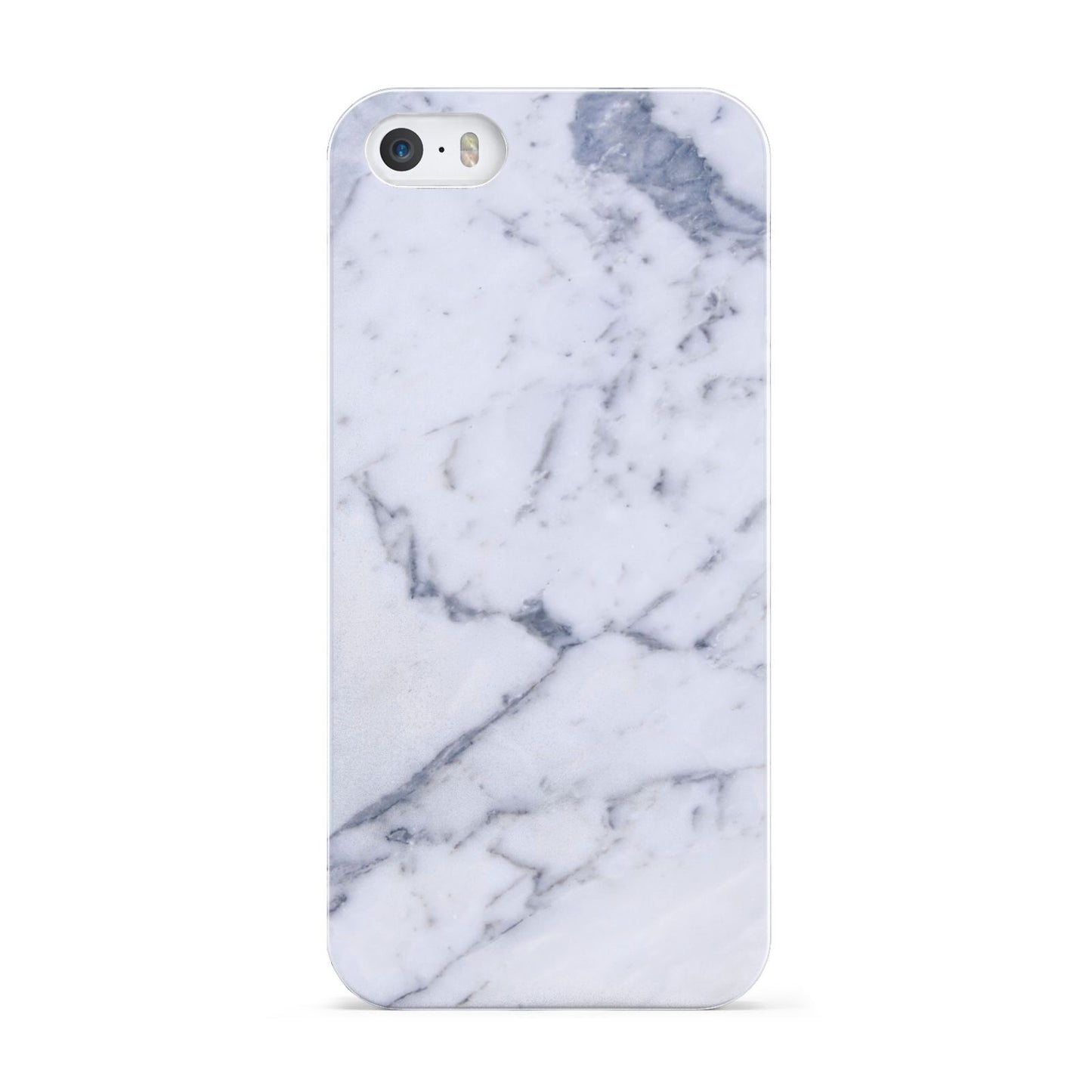 Faux Marble Grey White Apple iPhone 5 Case