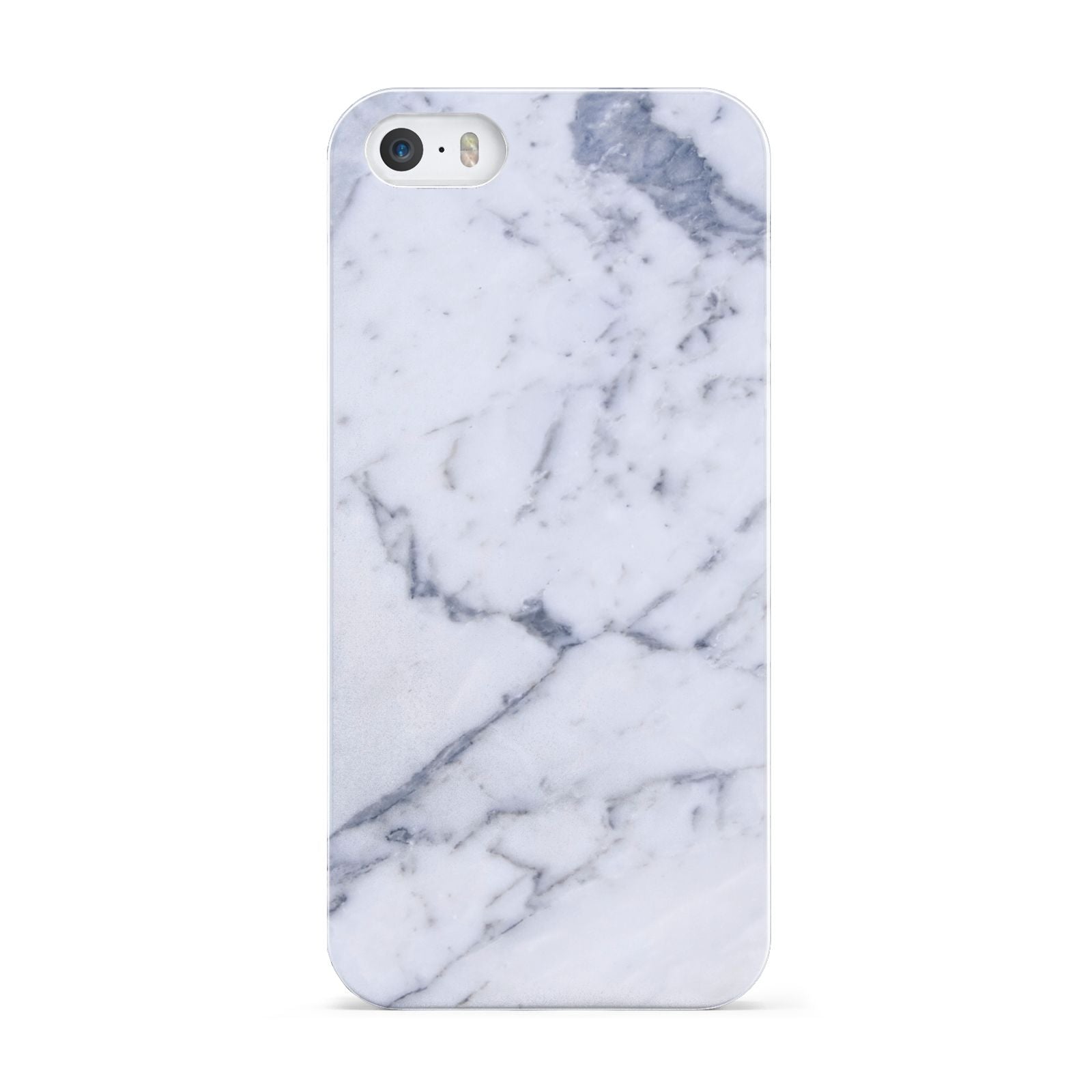 Faux Marble Grey White Apple iPhone 5 Case