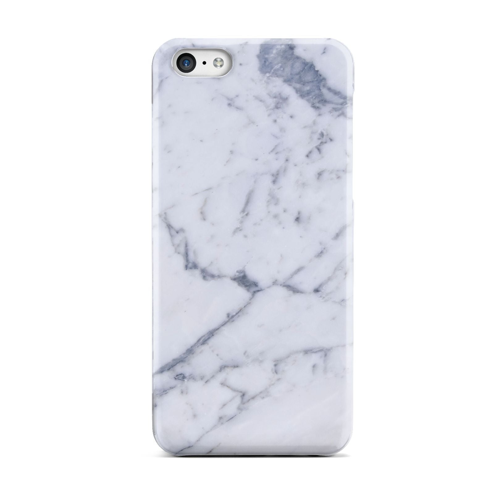 Faux Marble Grey White Apple iPhone 5c Case