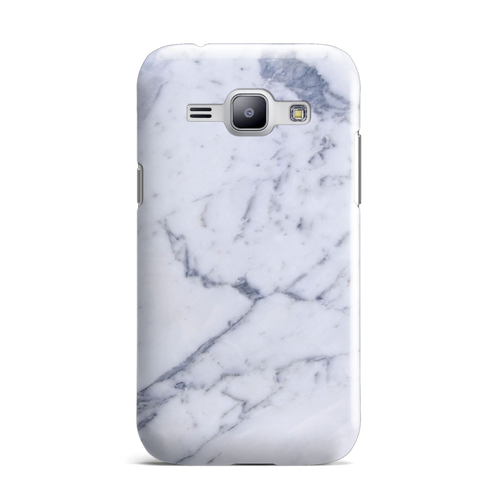 Faux Marble Grey White Samsung Galaxy J1 2015 Case