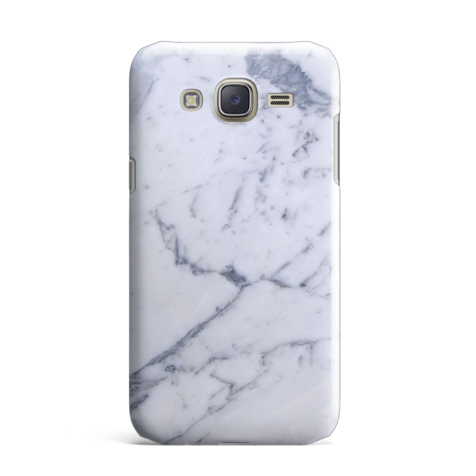 Faux Marble Grey White Samsung Galaxy J7 Case