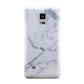 Faux Marble Grey White Samsung Galaxy Note 4 Case