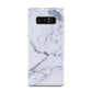 Faux Marble Grey White Samsung Galaxy Note 8 Case