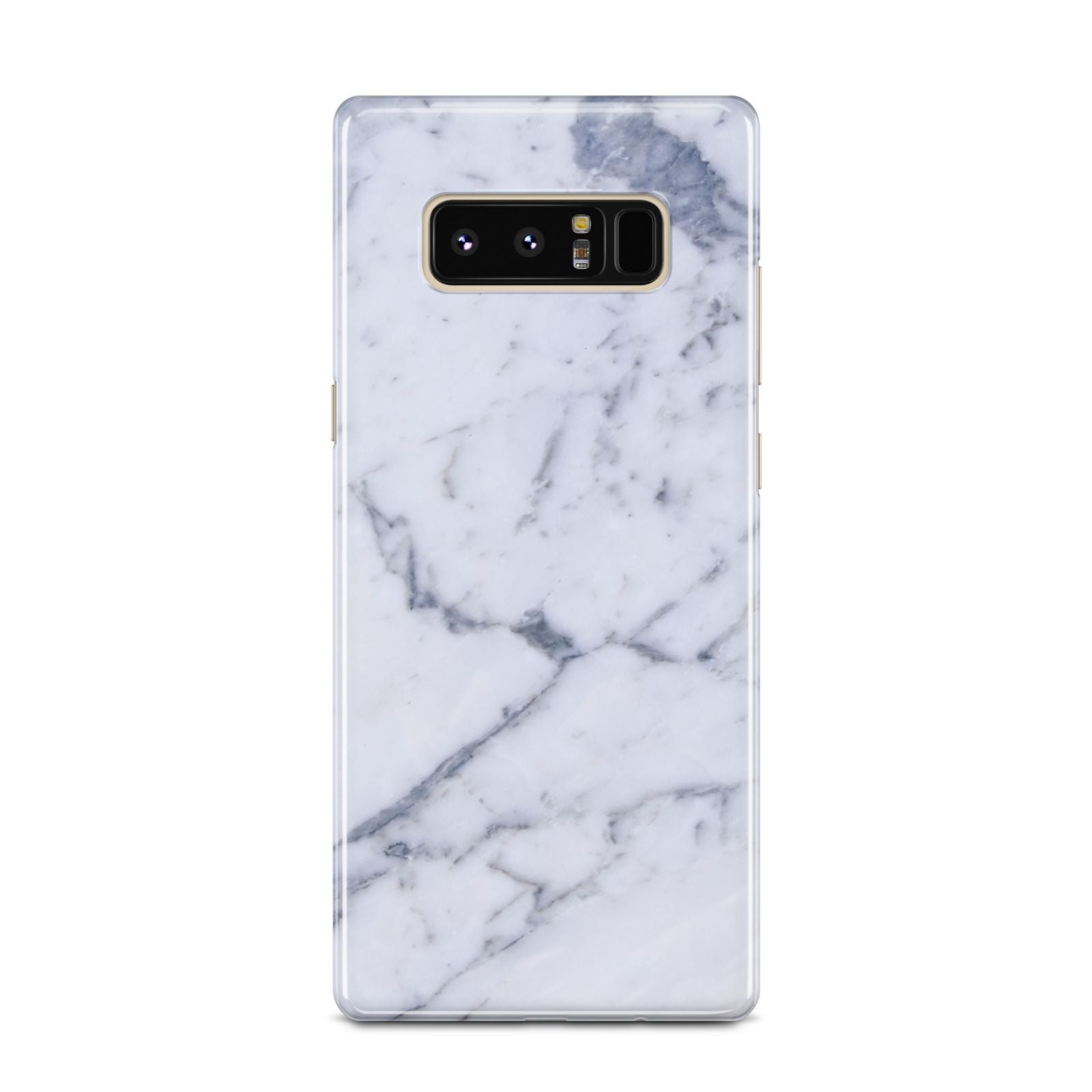 Faux Marble Grey White Samsung Galaxy Note 8 Case