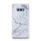 Faux Marble Grey White Samsung Galaxy S10E Case