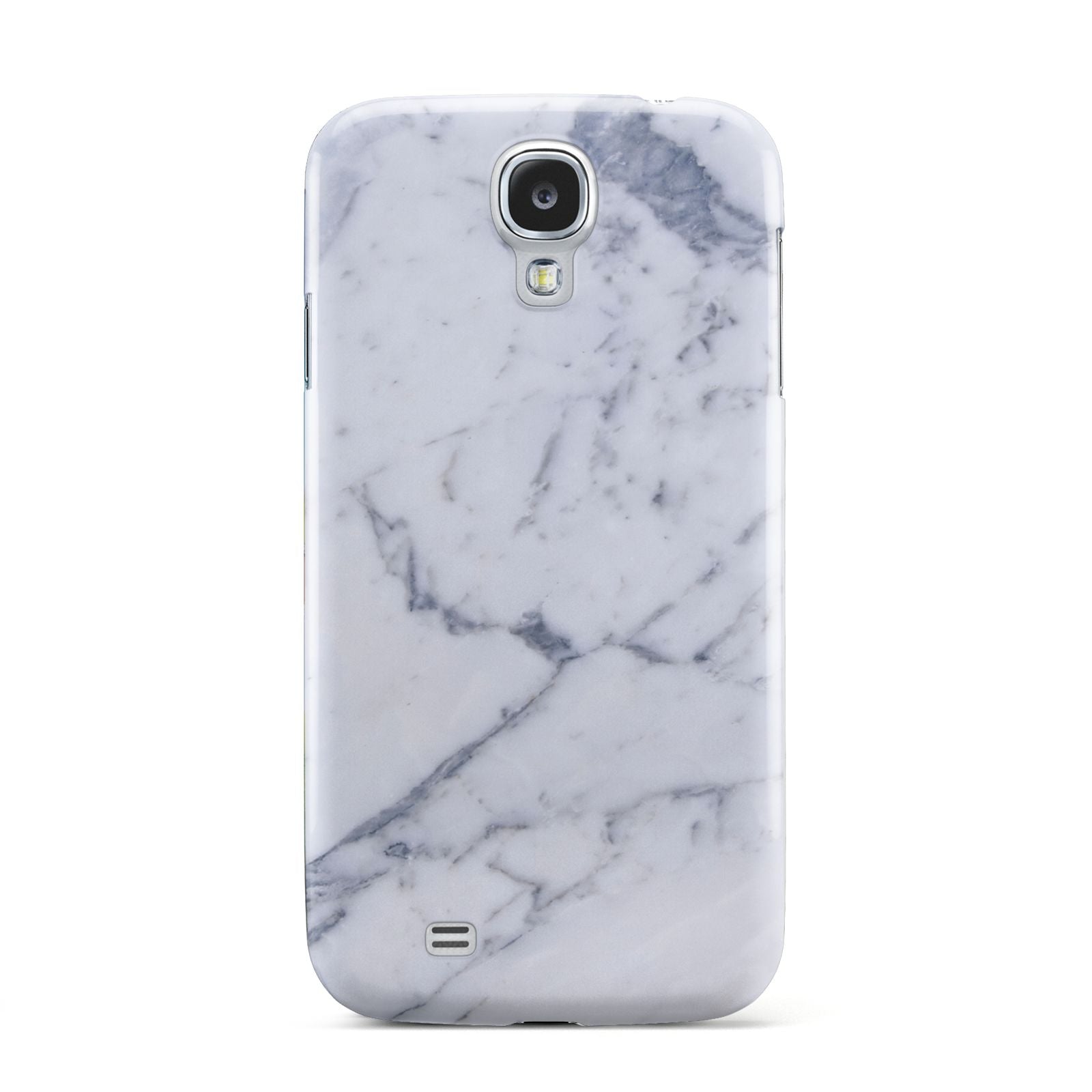 Faux Marble Grey White Samsung Galaxy S4 Case