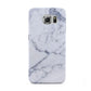 Faux Marble Grey White Samsung Galaxy S6 Case