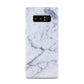 Faux Marble Grey White Samsung Galaxy S8 Case