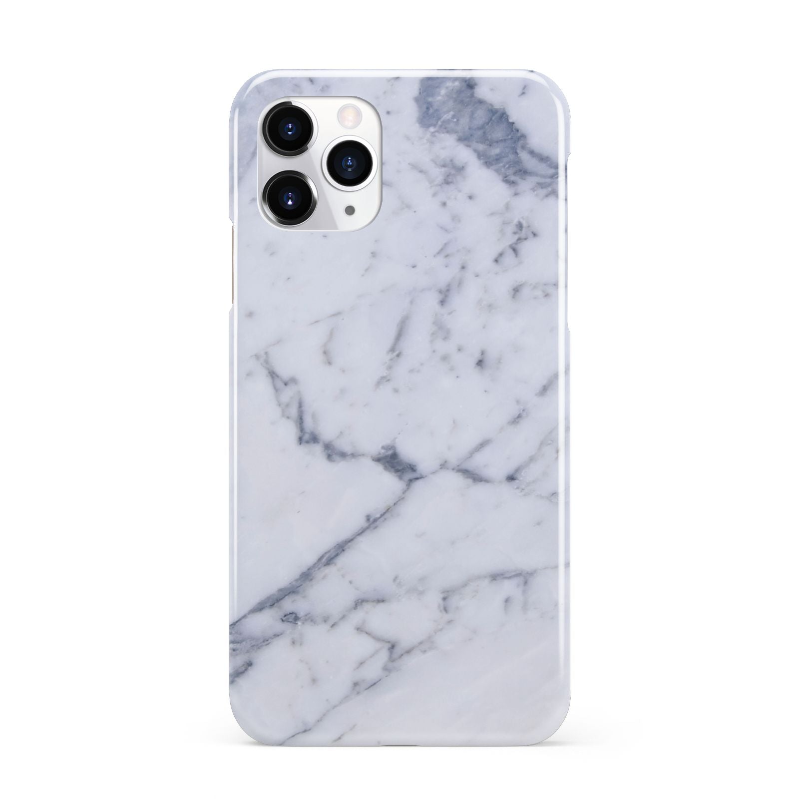 Faux Marble Grey White iPhone 11 Pro 3D Snap Case