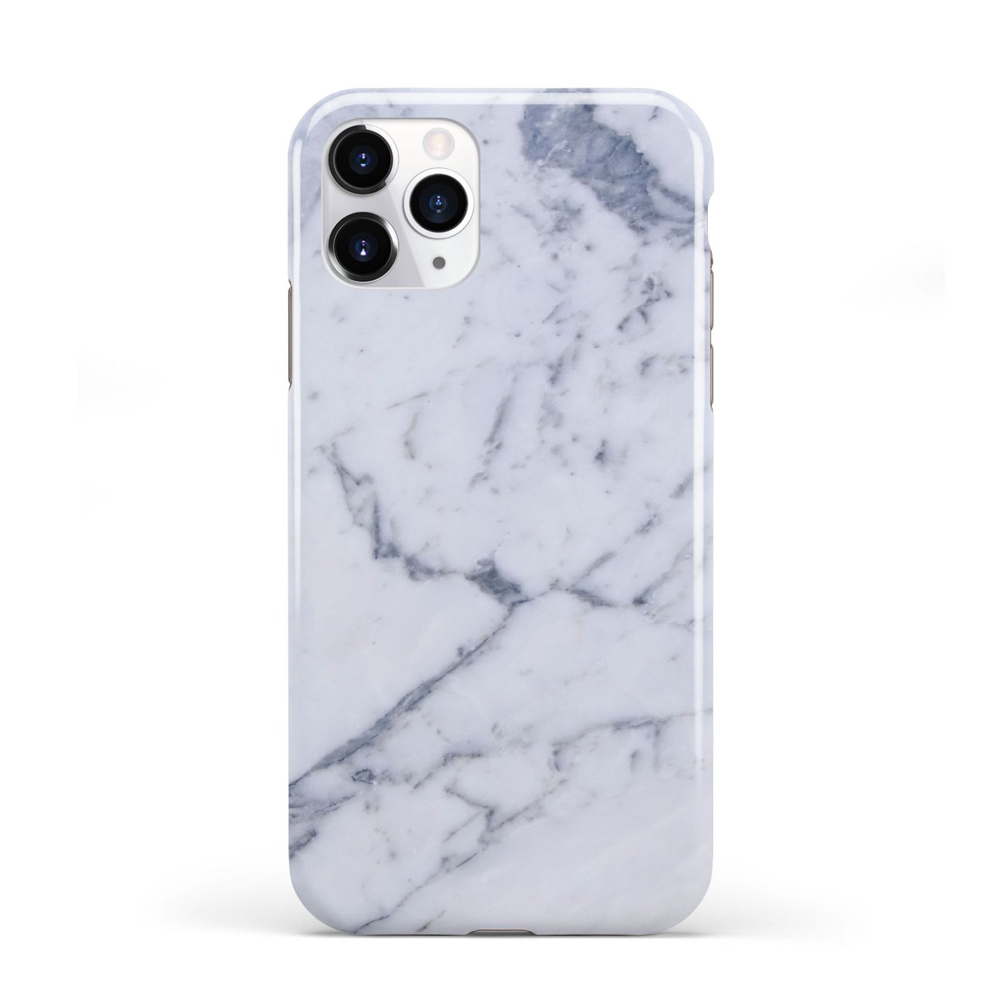 Faux Marble Grey White iPhone 11 Pro 3D Tough Case