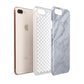 Faux Marble Italian Grey Apple iPhone 7 8 Plus 3D Tough Case Expanded View