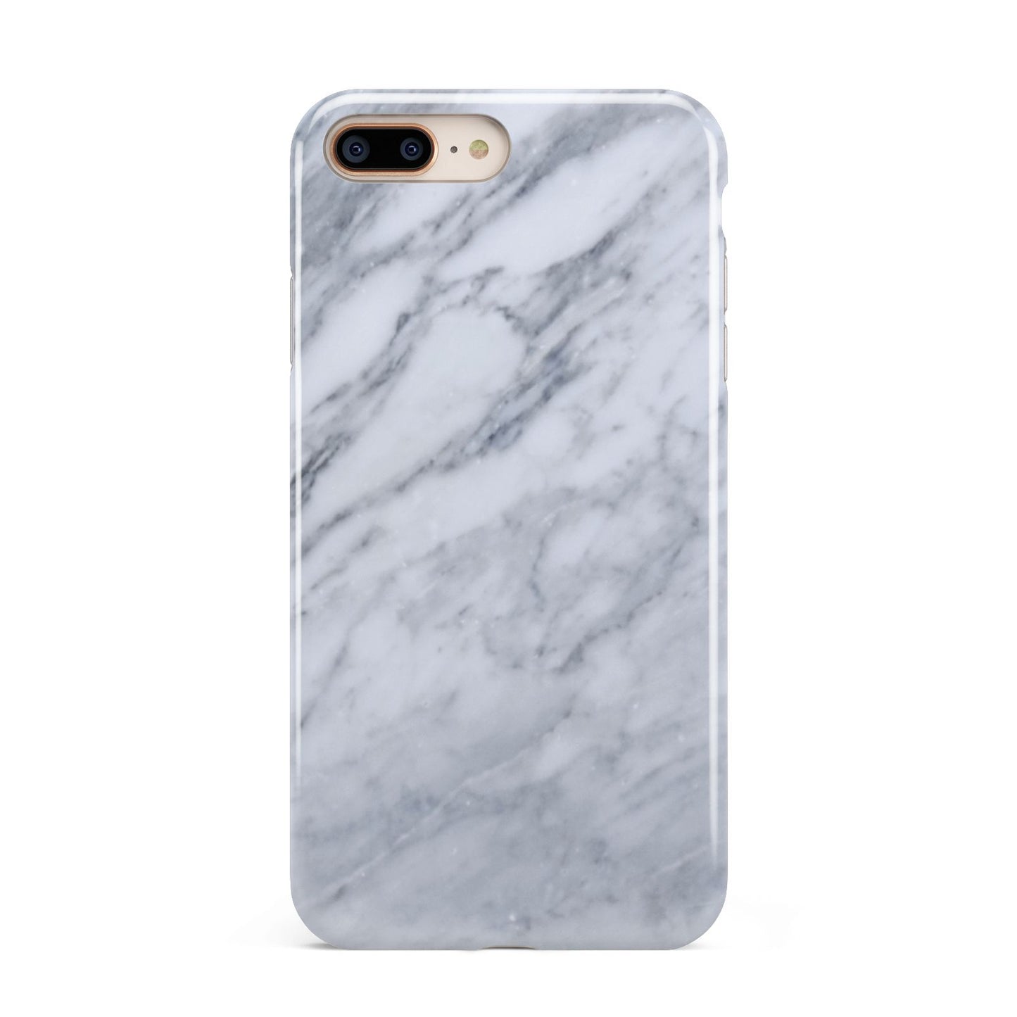 Faux Marble Italian Grey Apple iPhone 7 8 Plus 3D Tough Case