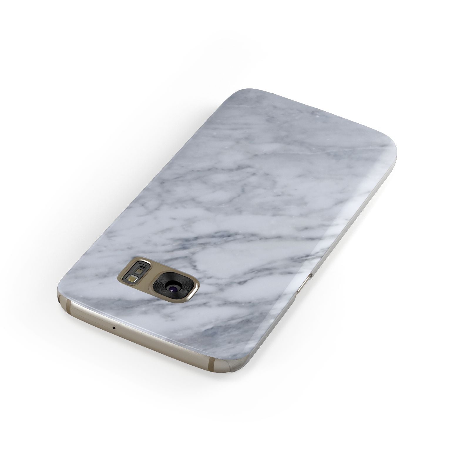 Faux Marble Italian Grey Samsung Galaxy Case Front Close Up