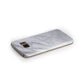 Faux Marble Italian Grey Samsung Galaxy Case Side Close Up