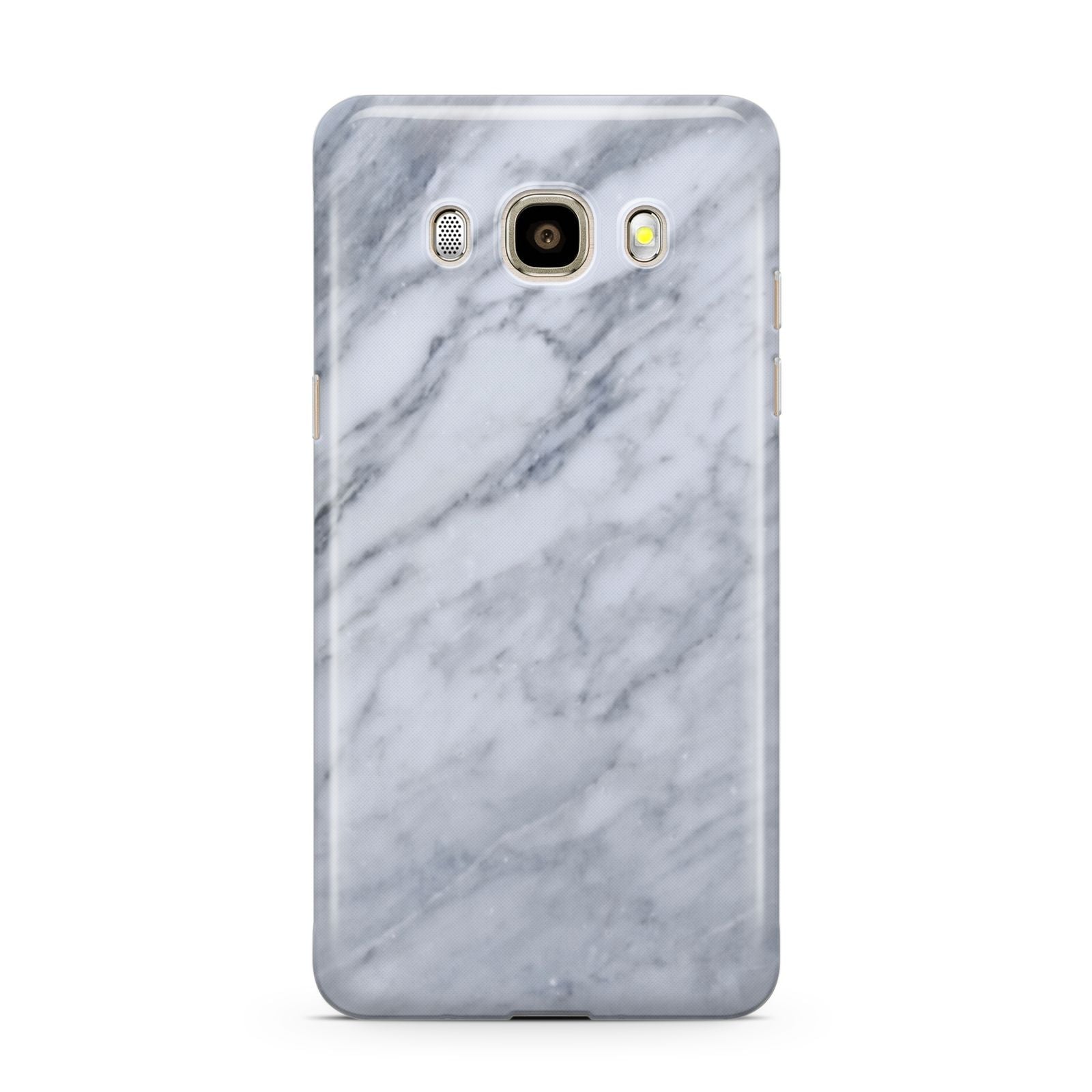 Faux Marble Italian Grey Samsung Galaxy J7 2016 Case on gold phone