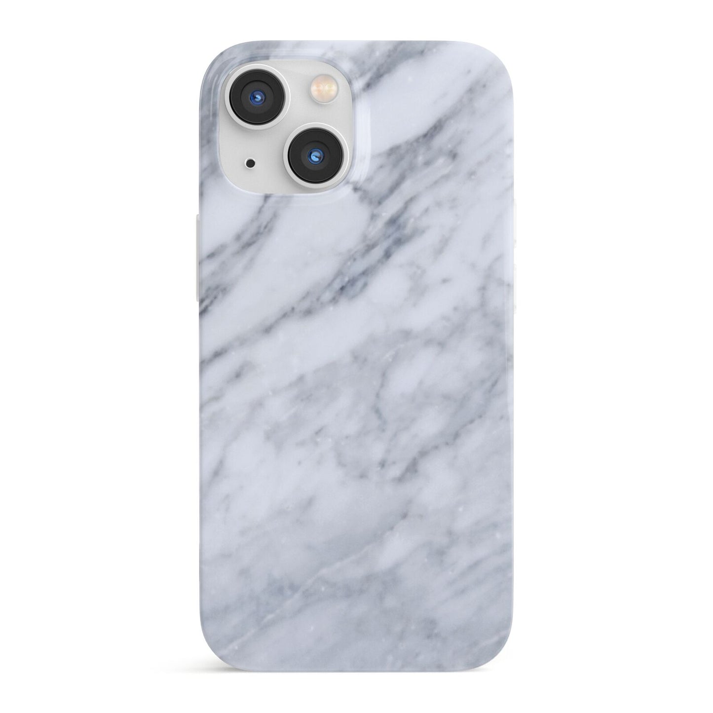 Faux Marble Italian Grey iPhone 13 Mini Full Wrap 3D Snap Case