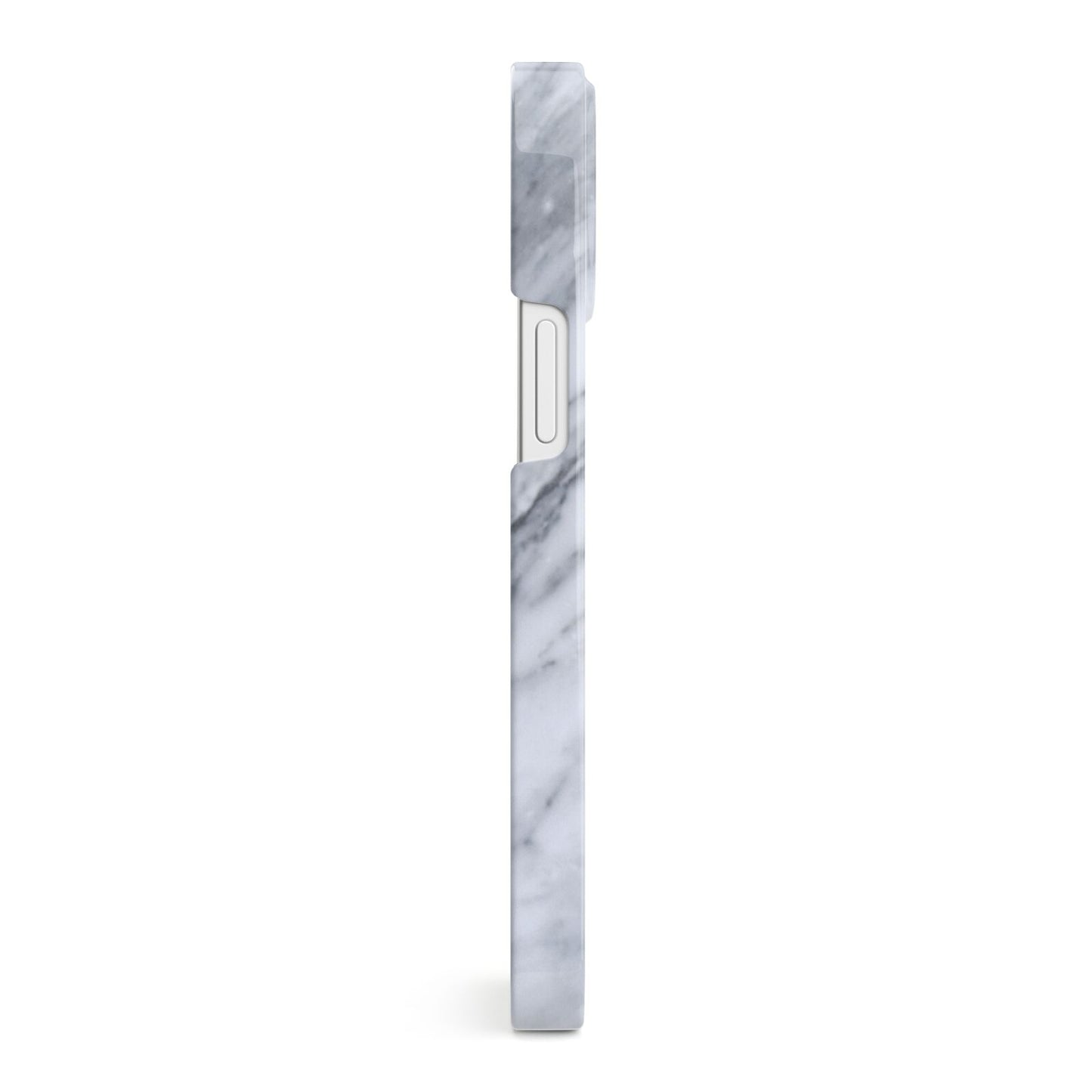 Faux Marble Italian Grey iPhone 13 Mini Side Image 3D Snap Case