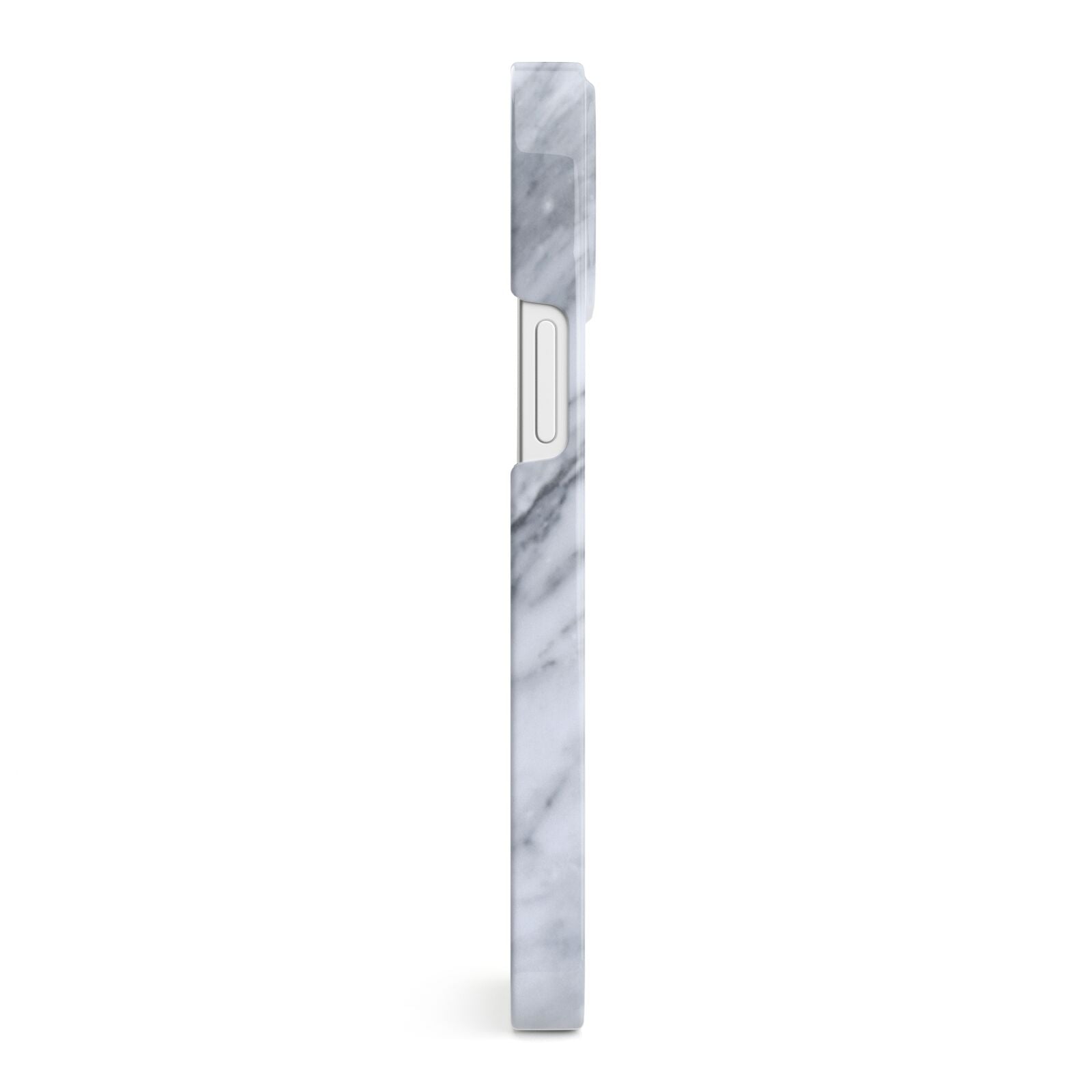 Faux Marble Italian Grey iPhone 13 Mini Side Image 3D Snap Case