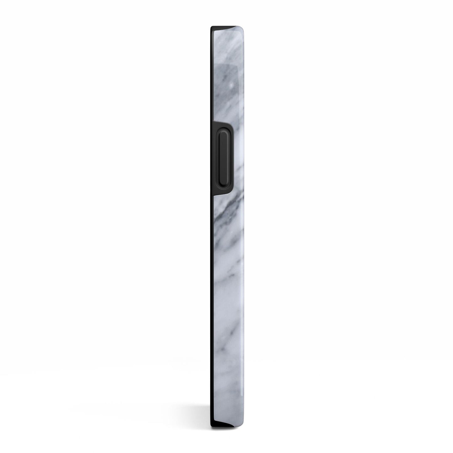 Faux Marble Italian Grey iPhone 13 Mini Side Image 3D Tough Case